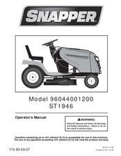 Snapper ST1946 Manual Del Operador