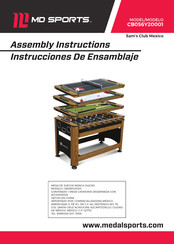 MD SPORTS CB056Y20001 Instrucciones De Ensamblaje