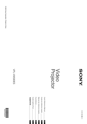 Sony VPL-XW7000ES Manual De Referencia Rápida