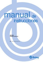 BALAY 3BC585GN Manual De Instrucciones