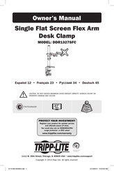 Tripp-Lite DDR1327SFC Manual Del Propietário