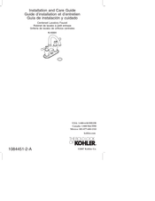Kohler K-10331 Guía De Instalación Y Cuidado