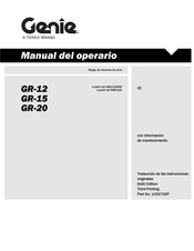 Genie GR-12 Manual Del Operario