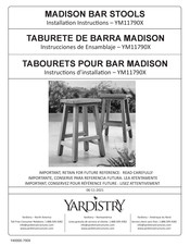 Yardistry MADISON YM11790X Instrucciones De Ensamblaje