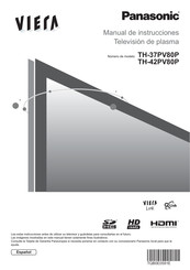 Panasonic VIERA TH-42PV80P Manual De Instrucciones