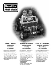 Fisher-Price Power Wheels 3089 Manual Del Usuario Con Instrucciones De Montaje