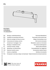 Franke 2030066495 Instrucciones De Montaje Y Servicio