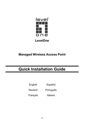 LevelOne WAP-6117 Guía De Instalación Rápida