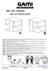 Gami DUPLEX G72 140 Instrucciones De Montaje