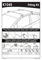 Yakima K1045 Manual De Instrucciones