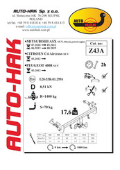 AUTO-HAK Z43A Manual Del Usuario