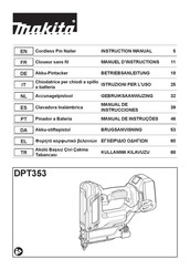 Makita DPT353ZJ Manual De Instrucciones