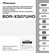 Pioneer BDR-XS07UHD Manual De Instrucciones