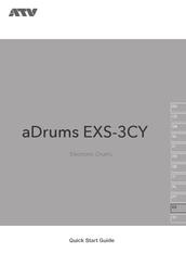 ATV aDrums EXS-3CY Guia De Inicio Rapido