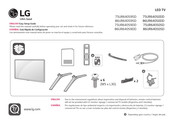 LG 75UR640S0DD Guía Rápida De Configuración