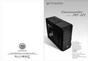 Thermaltake Commander MS-III VO100K1W2N Manual Del Usuario