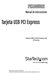 StarTech PEX400USB2 Manual De Instrucciones