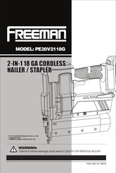 Freeman PE20V2118G Manual Del Usuario