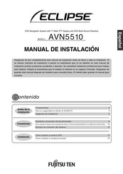 Fujitsu Ten ECLIPSE AVN5510 Manual De Instalación