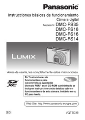 Panasonic DMC-FS18 Instrucciones Básicas De Funcionamiento