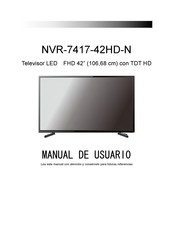 Nevir NVR-7417-42HD-N Manual De Instrucciones