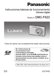 Panasonic LUMIX DMC-FS22 Instrucciones Básicas De Funcionamiento