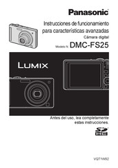 Panasonic LUMIX DMC-FS25 Instrucciones De Funcionamiento