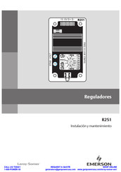 Emerson R251 Manual De Instalación Y Mantenimiento