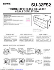 Sony KV-32FS100 Manual De Instrucciones