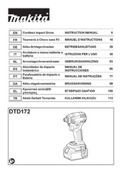 Makita DTD172 Manual De Instrucciones