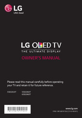 LG 55EG920T Manual Del Usuario