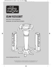 Singing Machine iSM1050BT Manual De Instrucciones