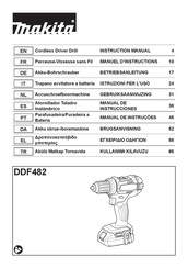 Makita DDF482RTJ Manual De Instrucciones