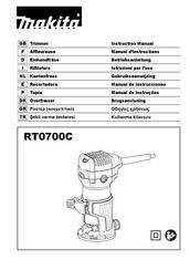 Makita RT0700CX3J Manual De Instrucciones