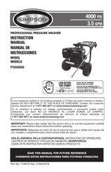 Simpson PS60869 Manual De Instrucciones