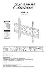 Sanus MLL10 Manual De Instrucciones