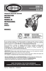 Simpson MS60852 Manual De Instrucciones