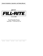 Tuthill FILL-RITE FR310VN Manual De Instalación