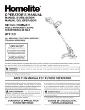 Homelite UT41121 Manual Del Operador