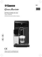 Saeco GranBaristo HD8964 Instrucciones De Uso