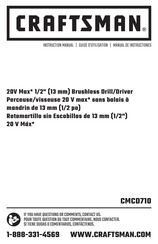 Craftsman CMCD710 Manual De Instructiones