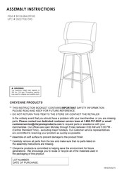 Cheyenne Products BH18-084-099-85 Instrucciones Para Armar