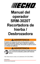 Echo SRM-3020T Manual Del Operador