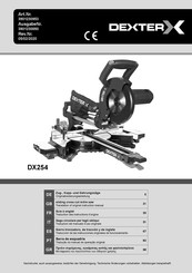 Dexter DX254 Traducción De Las Instrucciones Originales De Funcionamiento