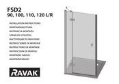 RAVAK FSD2 120 L/R Instrucciones De Montaje