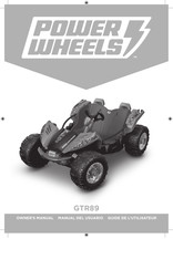 Power Wheels GTR89 Manual Del Propietário