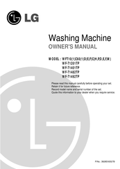 LG WF-T1201TP Manual Del Usuario