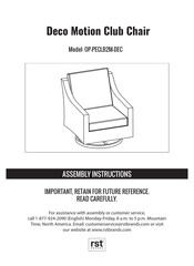 RST OP-PECLB2M-DEC Instrucciones De Montaje