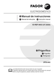 Fagor 3FIS-840 Manual De Instrucciones