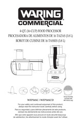 Waring Commercial WFP16SCD Manual De Instrucciones